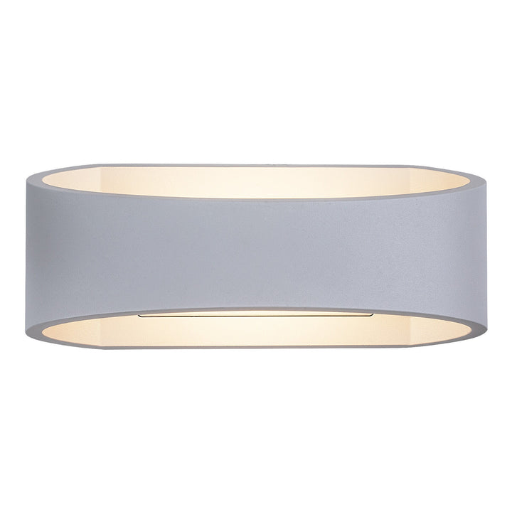 Applique murale d'extérieur Rabalux Gerla, blanche, LED 9 W, IP54, 3 000 K, 77178