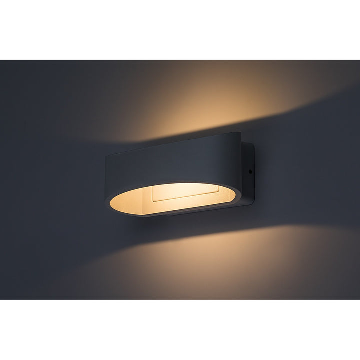 Applique murale d'extérieur Rabalux Gerla, blanche, LED 9 W, IP54, 3 000 K, 77178