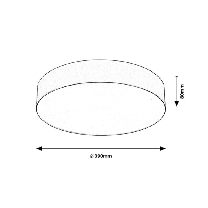 Lampe Rabalix Dolen, gris-beige, 3x E27, 9 W max., IP43, 75068
