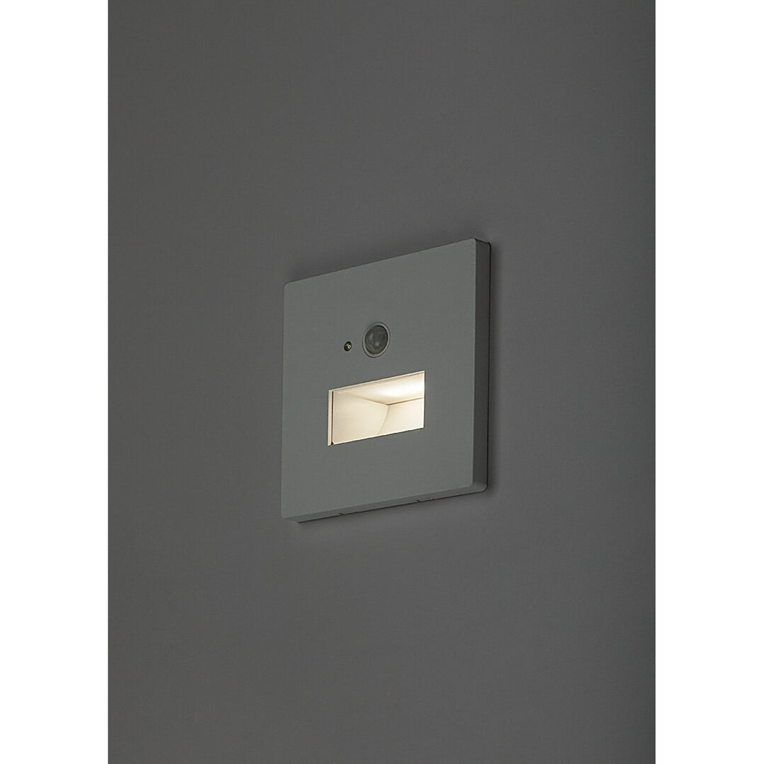 Lampe Lunca LED 1 W IP20 blanche 3000, 4500, 6500 K, détecteur de mouvement, détecteur de luminosité, 77198