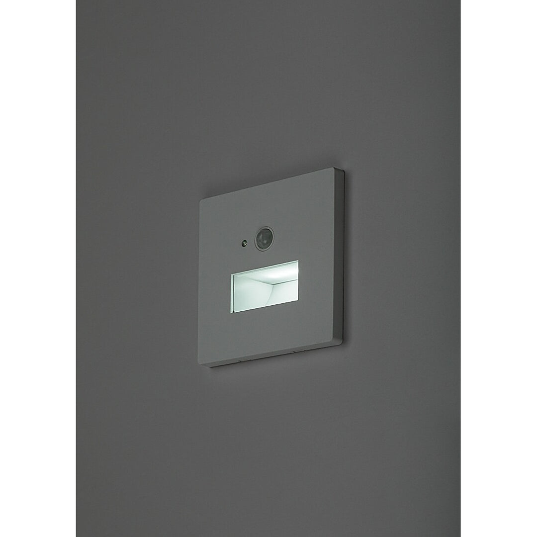Lampe Lunca LED 1 W IP20 blanche 3000, 4500, 6500 K, détecteur de mouvement, détecteur de luminosité, 77198