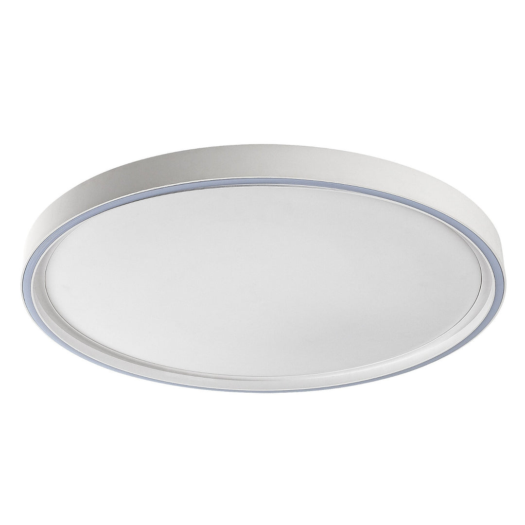 Plafonnier Rabalux Zerina, 54 W, IP40, blanc, 3 000-6 500 K, fonction mémoire, avec télécommande, fonction minuterie, effet veilleuse, 75087