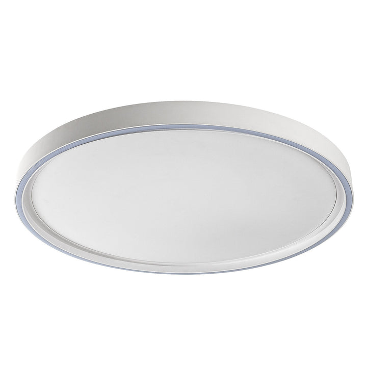 Plafonnier Rabalux Zerina, 54 W, IP40, blanc, 3 000-6 500 K, fonction mémoire, avec télécommande, fonction minuterie, effet veilleuse, 75087