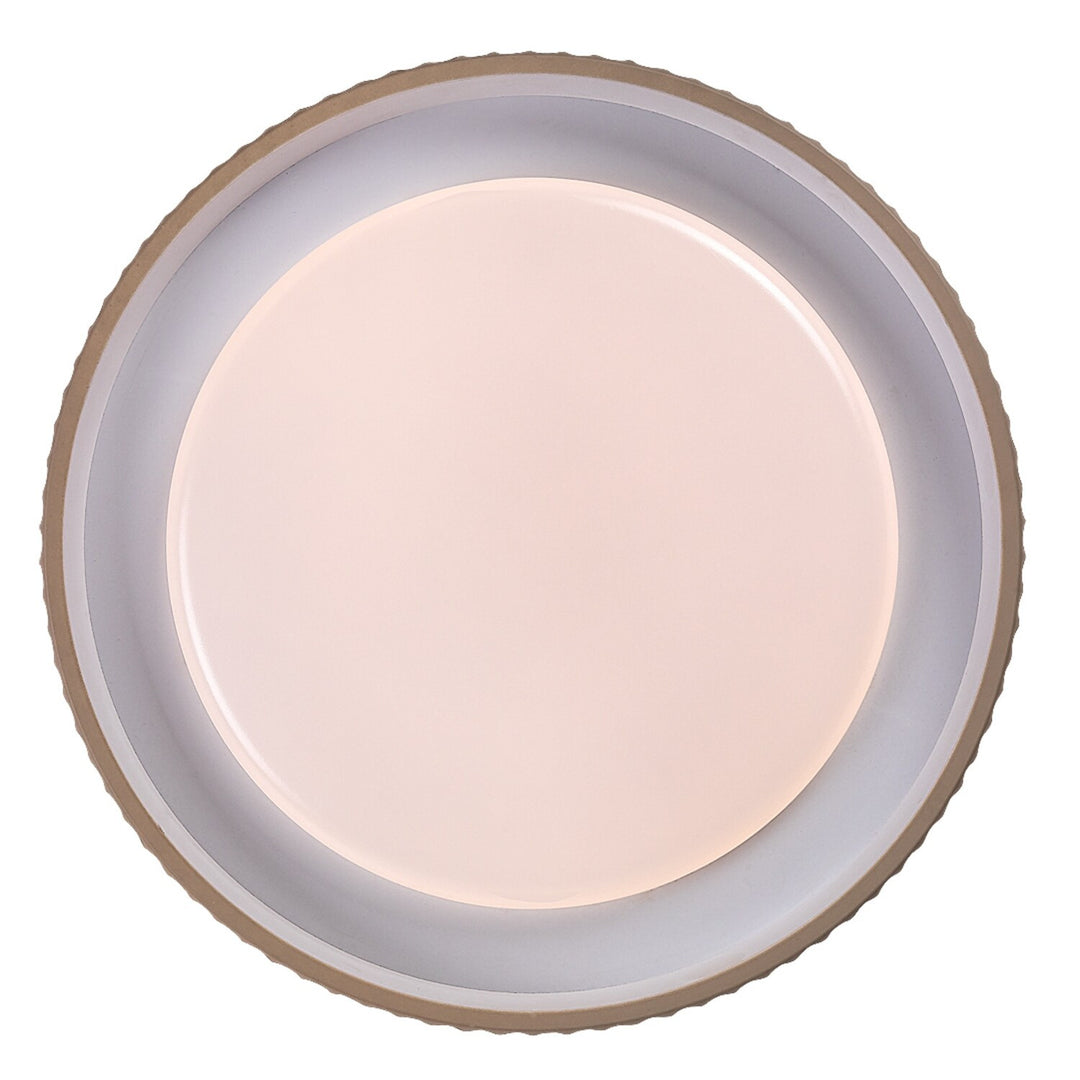Lampe Pastello LED 48 W IP20 gris-beige 3 000-6 500 K, fonction mémoire avec télécommande, fonction minuterie, effet veilleuse, 71345