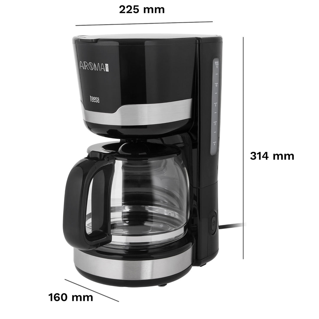 Cafetière à filtre Teesa AROMA 100 1,5 L, puissance 1 000 W