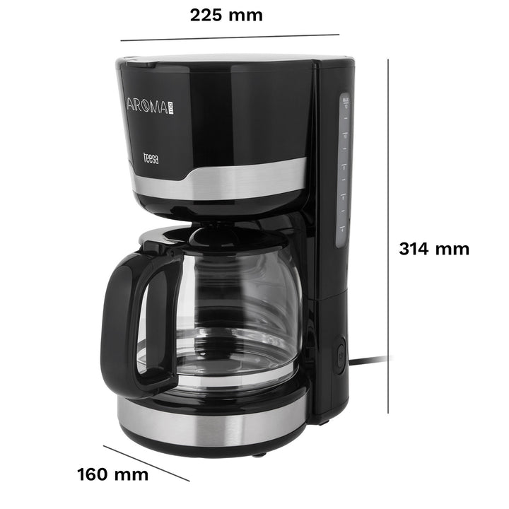 Cafetière à filtre Teesa AROMA 100 1,5 L, puissance 1 000 W