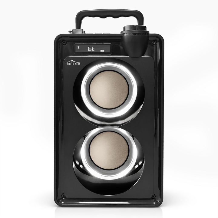Enceinte Bluetooth portable OVERBOX MT3186, radio FM, prise en charge des cartes SD et USB, puissance RMS de 30 W, Mediatech