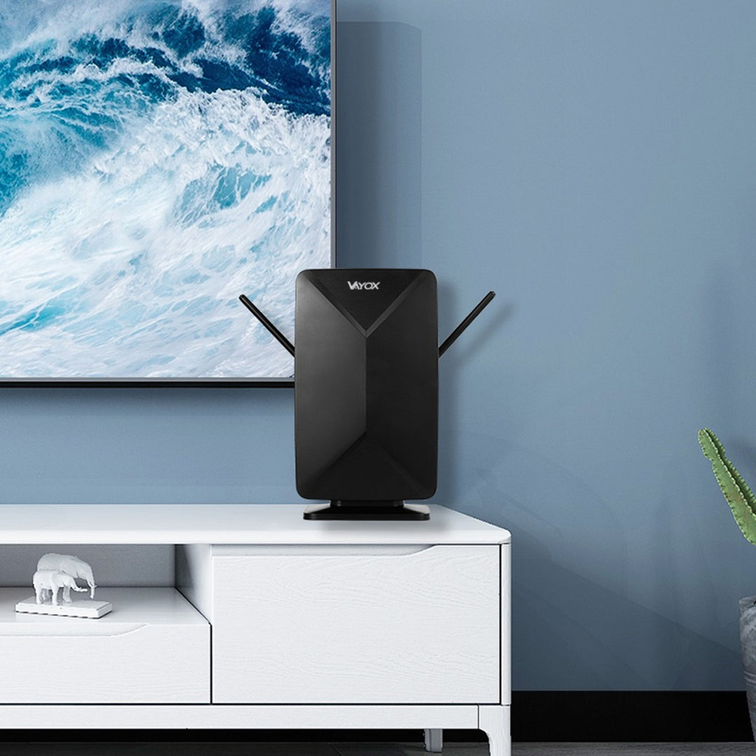 Antenne active, d'intérieur, d'extérieur, DVB-T2, télévision terrestre 4K, Vayox