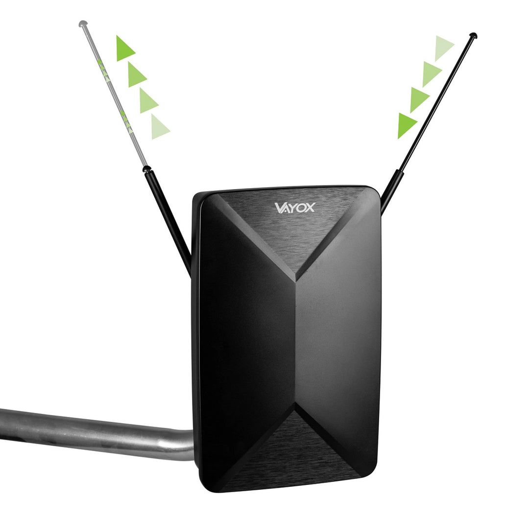 Antenne active, d'intérieur, d'extérieur, DVB-T2, télévision terrestre 4K, Vayox