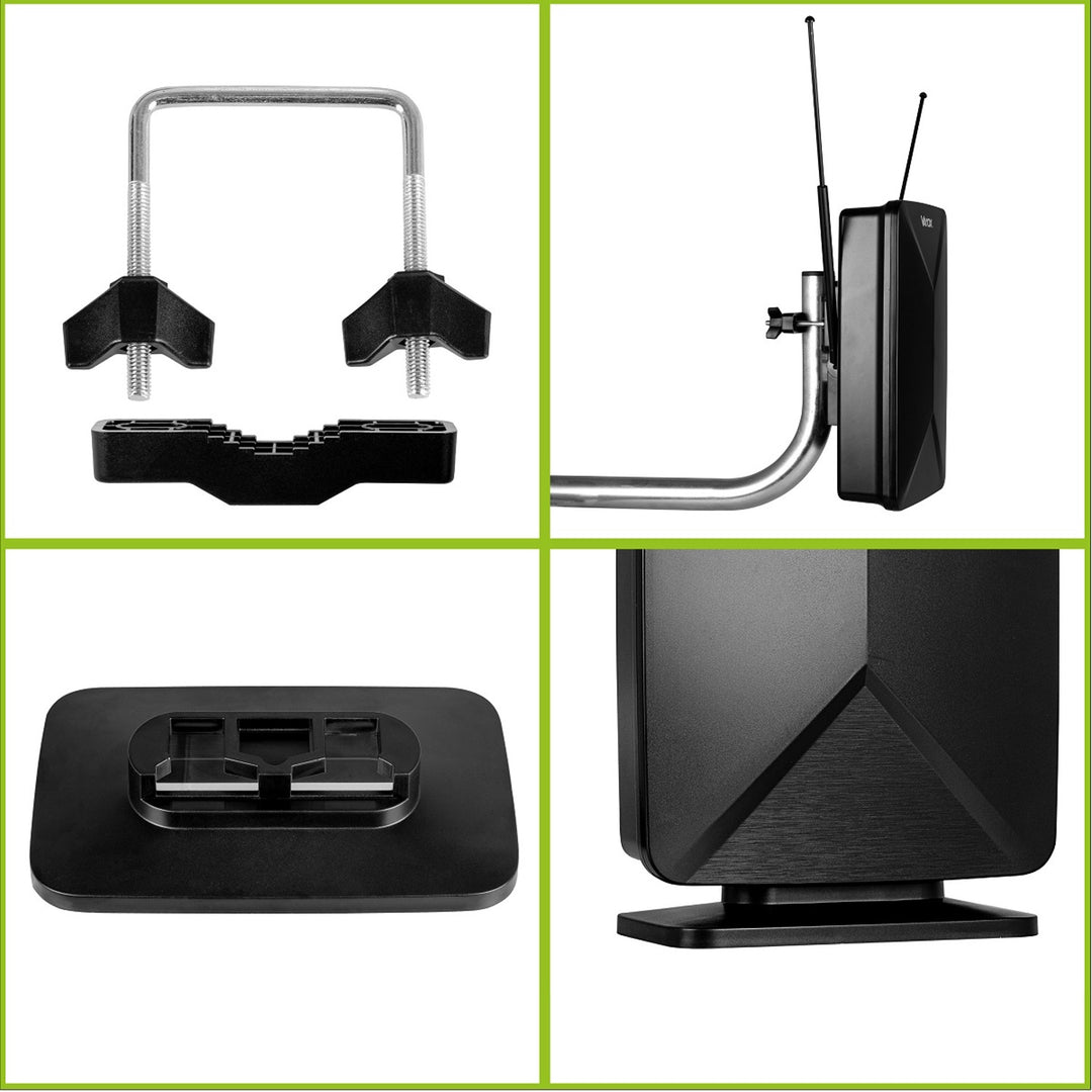 Antenne active, d'intérieur, d'extérieur, DVB-T2, télévision terrestre 4K, Vayox