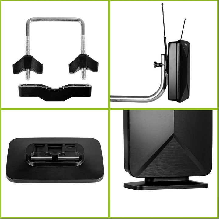 Antenne active, d'intérieur, d'extérieur, DVB-T2, télévision terrestre 4K, Vayox