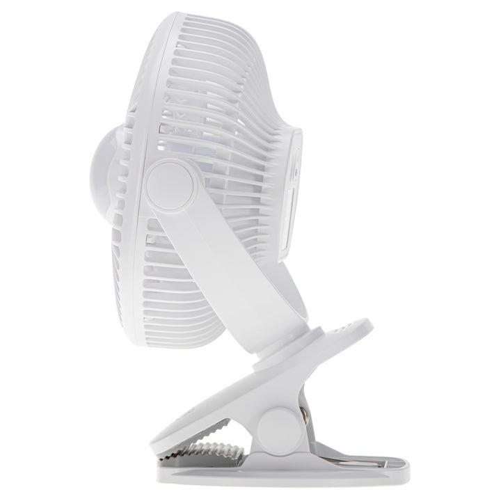 Ventilateur sans fil 5"/12,7 cm avec clip - USB / LED, AD 7335, Adler