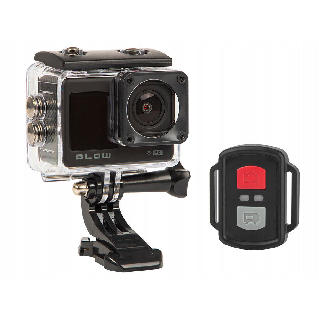 Caméra sportive Pro4U 5K Blow, qualité 5K Ultra HD, 20 mégapixels, objectif grand angle 160°, étanche, télécommande, 78-568#