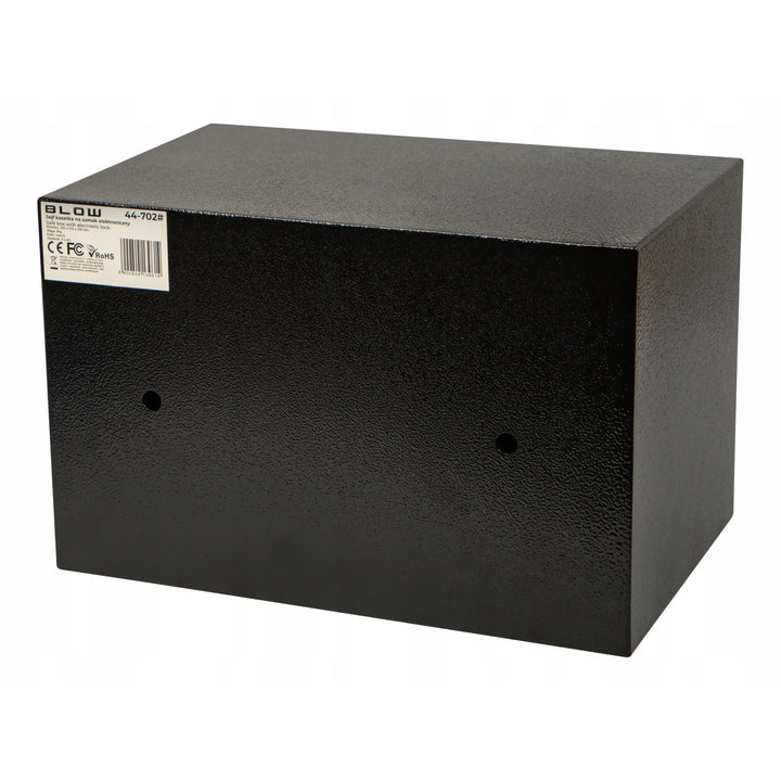 Coffre-fort à serrure électronique Blow, dimensions 31 x 20 x 20 cm, fermeture à clé + code, 44-702