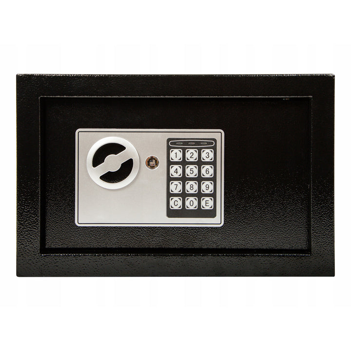 Coffre-fort à serrure électronique Blow, dimensions 31 x 20 x 20 cm, fermeture à clé + code, 44-702