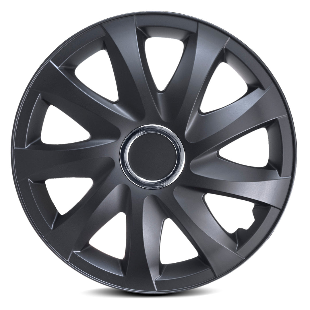 Enjoliveur universel 14 pouces NRM DRIFT noir mat, 1 pièce