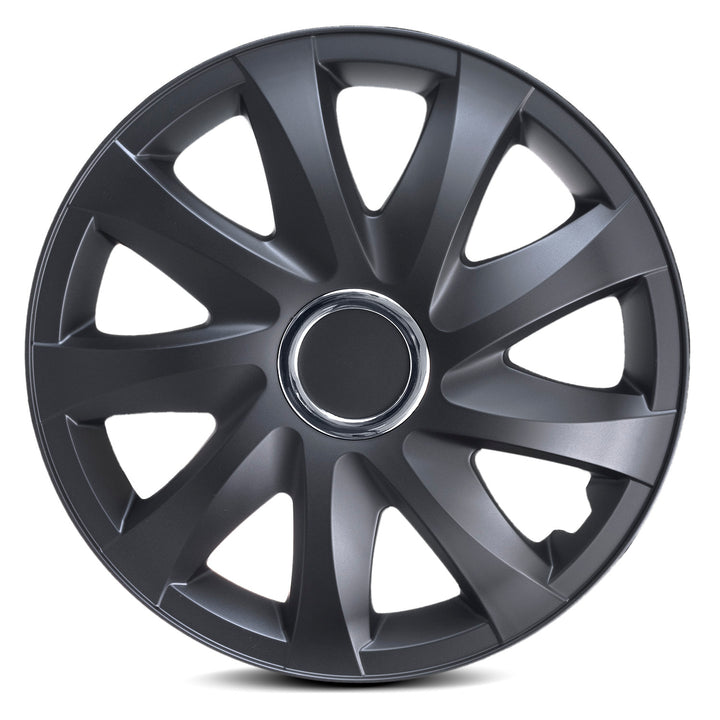 Enjoliveur universel 14 pouces NRM DRIFT noir mat, 1 pièce