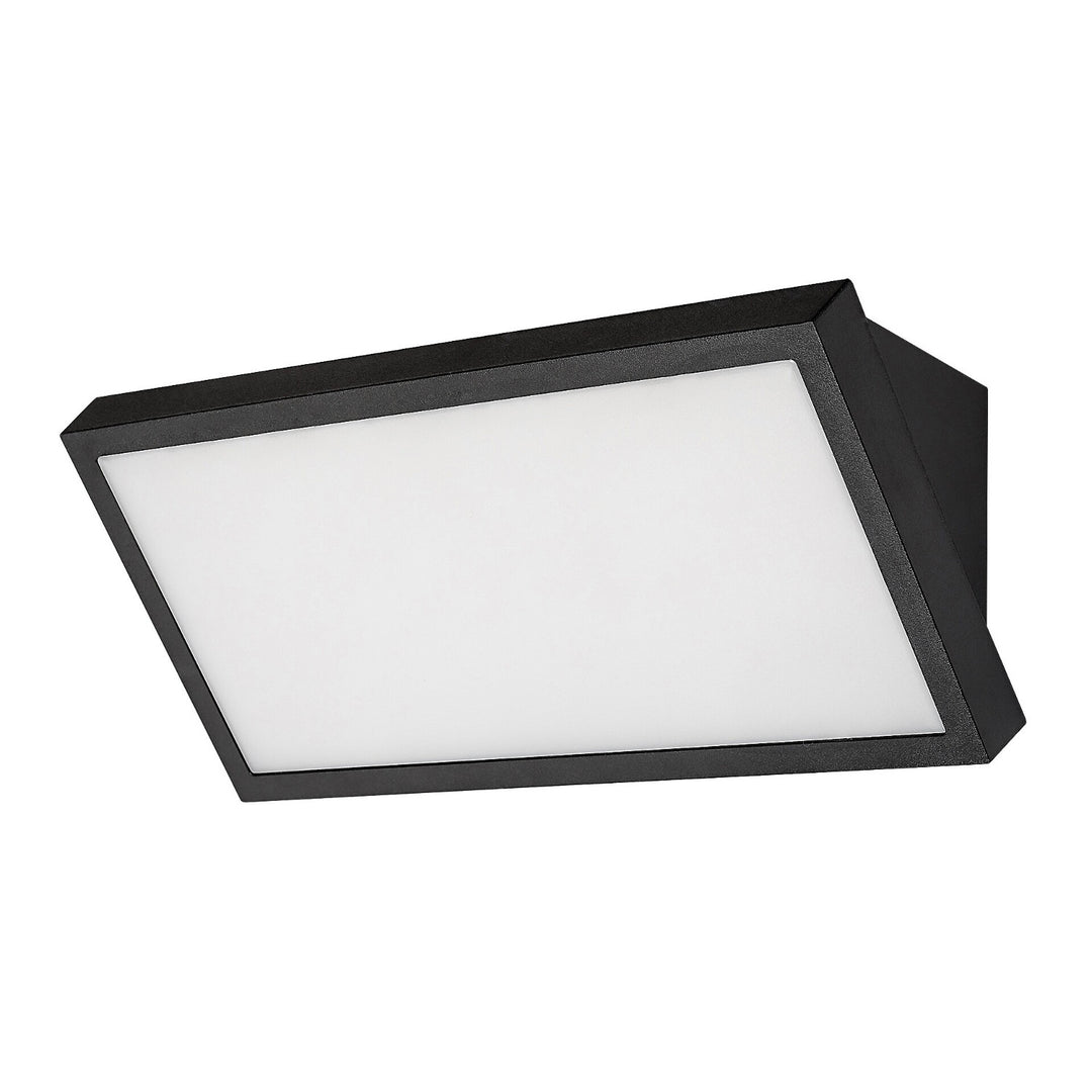 Lampe Rabalux Rapla2 LED 18 W, noire, IP65, classe énergétique F, réglage de la température de couleur : 2 700, 4 000, 6 500 K, 77150, lot de 2