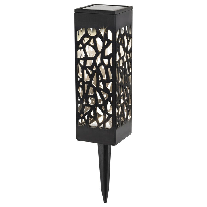 Lampe solaire Mora, 2 lm, indice de protection IP23, couleur noire, LED 0,16 W, 8949, 2 pièces