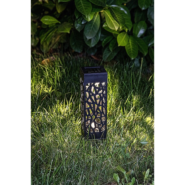 Lampe solaire Mora, 2 lm, indice de protection IP23, couleur noire, LED 0,16 W, 8949, 2 pièces