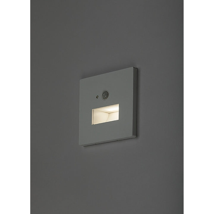 Lampe Lunca LED 1 W IP20 blanche 3 000, 4 500, 6 500 K, détecteur de mouvement, détecteur de luminosité, 77198, 2 pièces