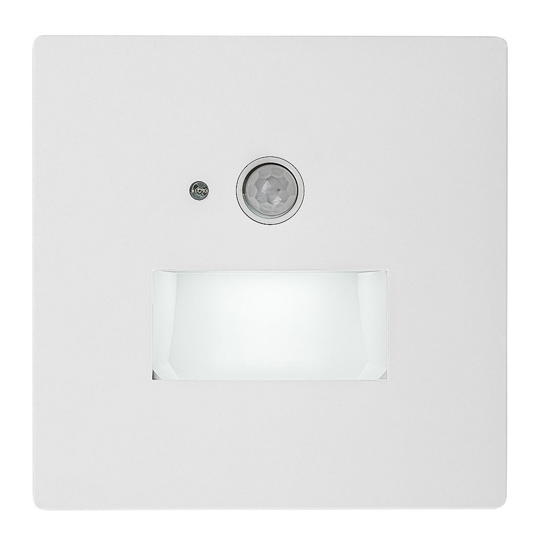 Lampe Lunca LED 1 W IP20 blanche 3 000, 4 500, 6 500 K, détecteur de mouvement, détecteur de luminosité, 77198, lot de 4