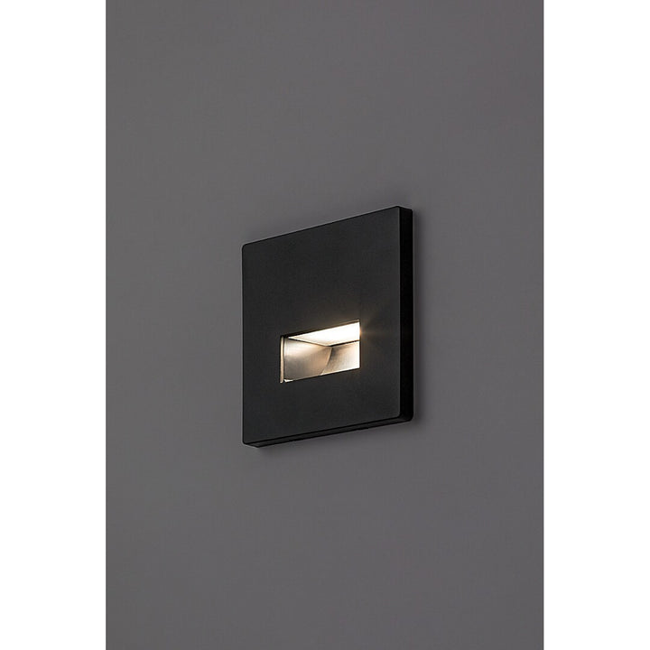 Lampe Lunca LED 1 W, IP20, noire, couleur de lumière réglable : 3 000, 4 500, 6 500 K, 77195, lot de 2