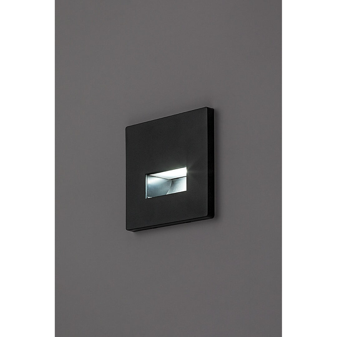 Lampe Lunca LED 1 W, IP20, noire, couleur de lumière réglable : 3 000, 4 500, 6 500 K, 77195, lot de 2