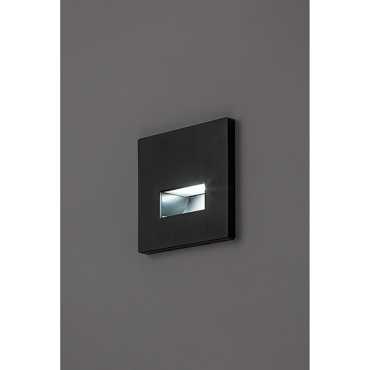 Lampe Lunca LED 1 W, IP20, noire, couleur de lumière réglable : 3 000, 4 500, 6 500 K, 77195, lot de 2