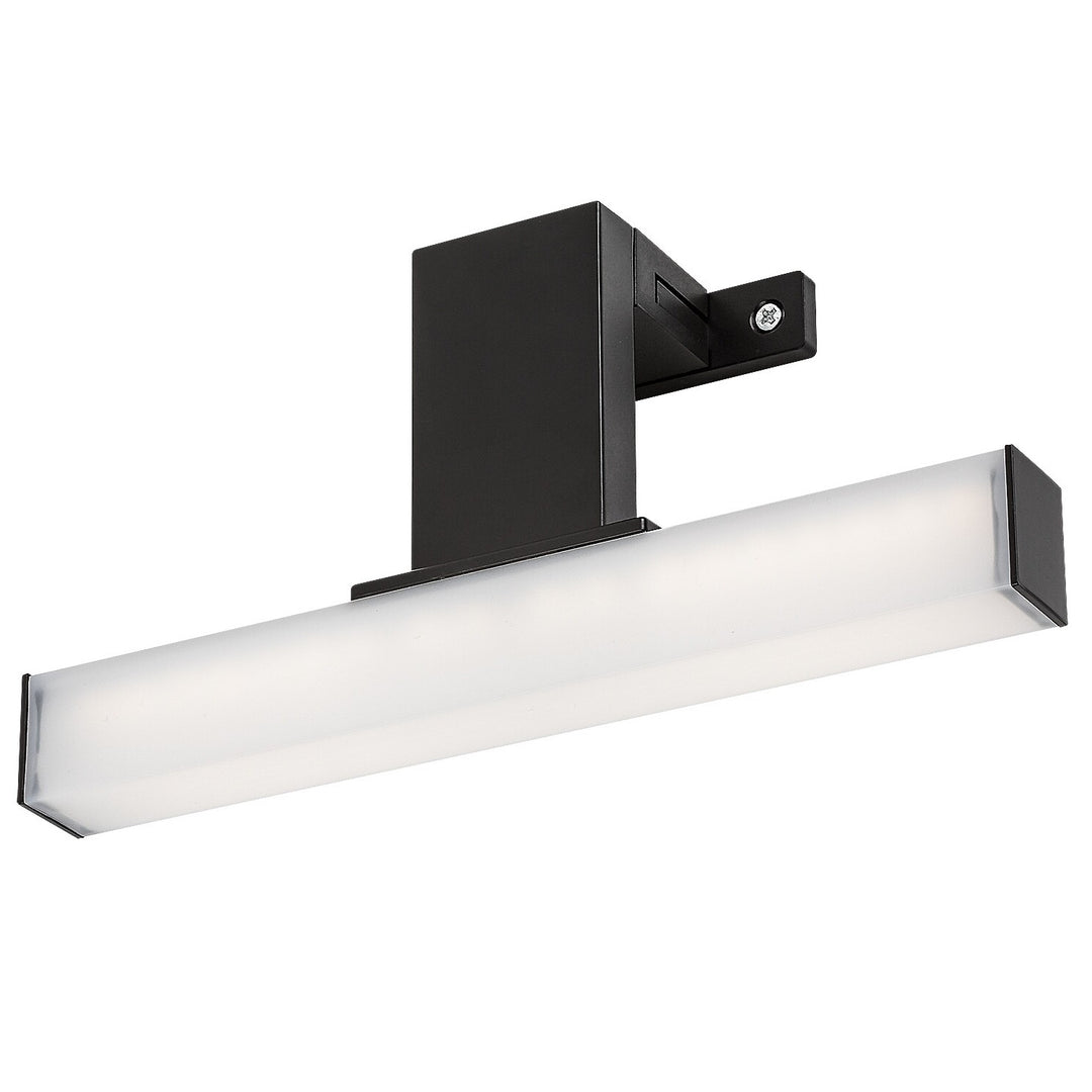 Lampe de salle de bains Rabalux Oliro LED 4 W, noire, IP44, 4 000 K, 75050