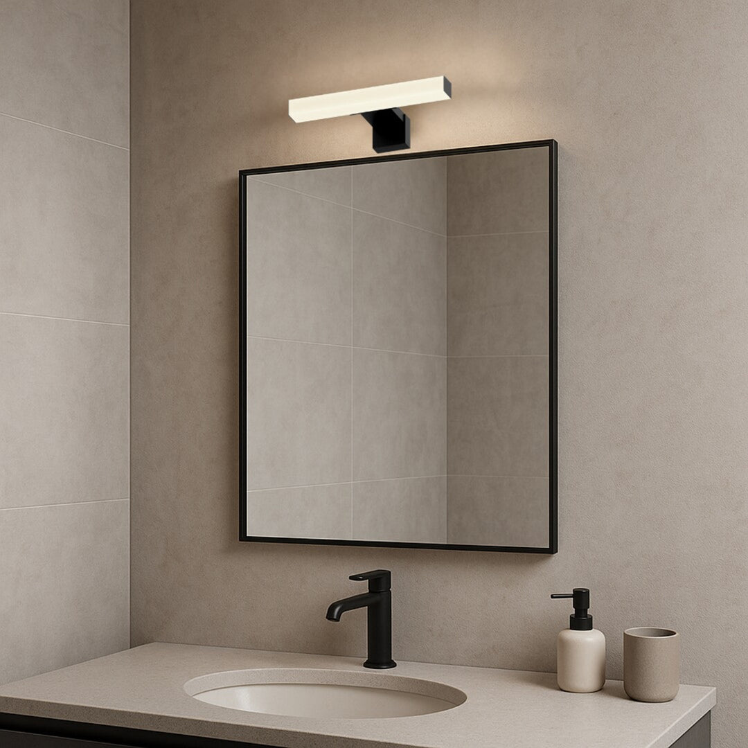 Lampe de salle de bains Rabalux Oliro LED 4 W, noire, IP44, 4 000 K, 75050