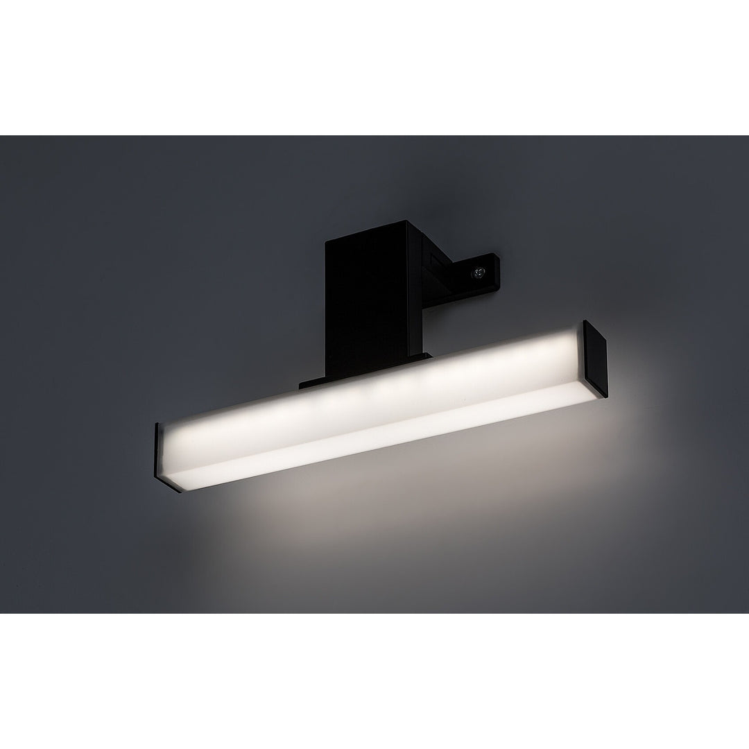 Lampe de salle de bains Rabalux Oliro LED 4 W, noire, IP44, 4 000 K, 75050