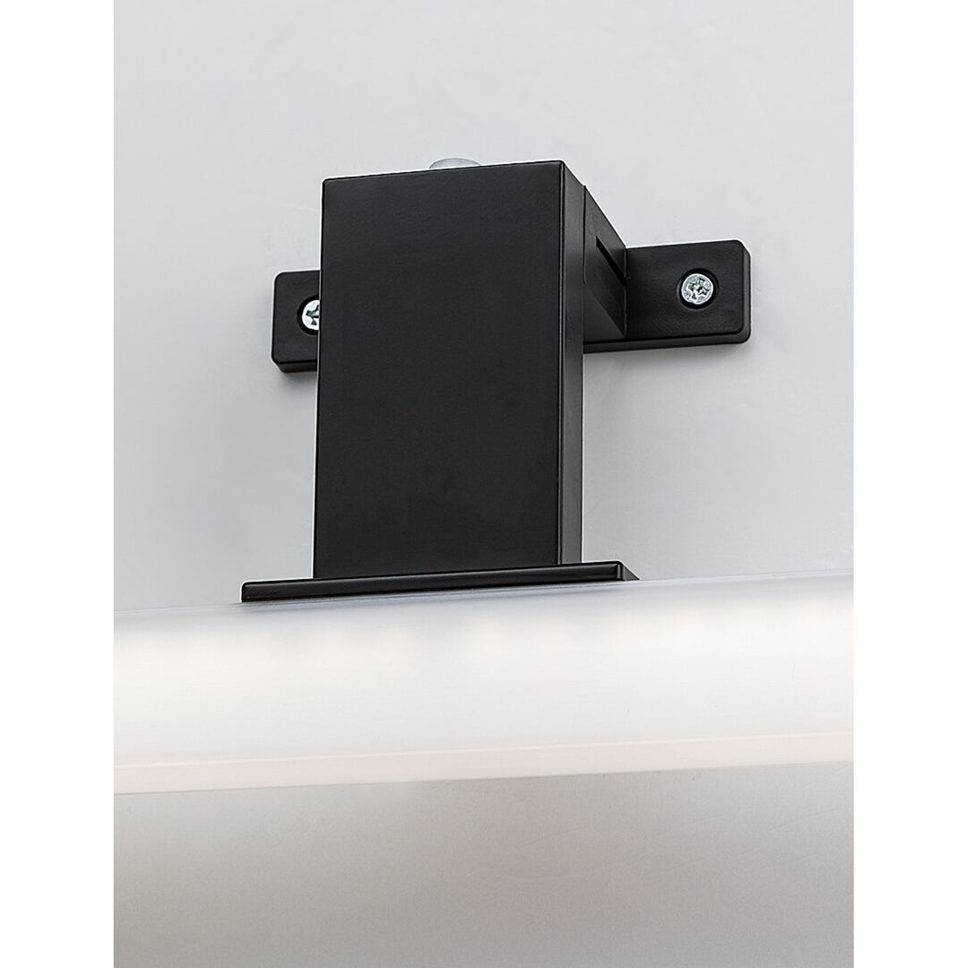 Lampe de salle de bains Rabalux Oliro LED 4 W, noire, IP44, 4 000 K, 75050