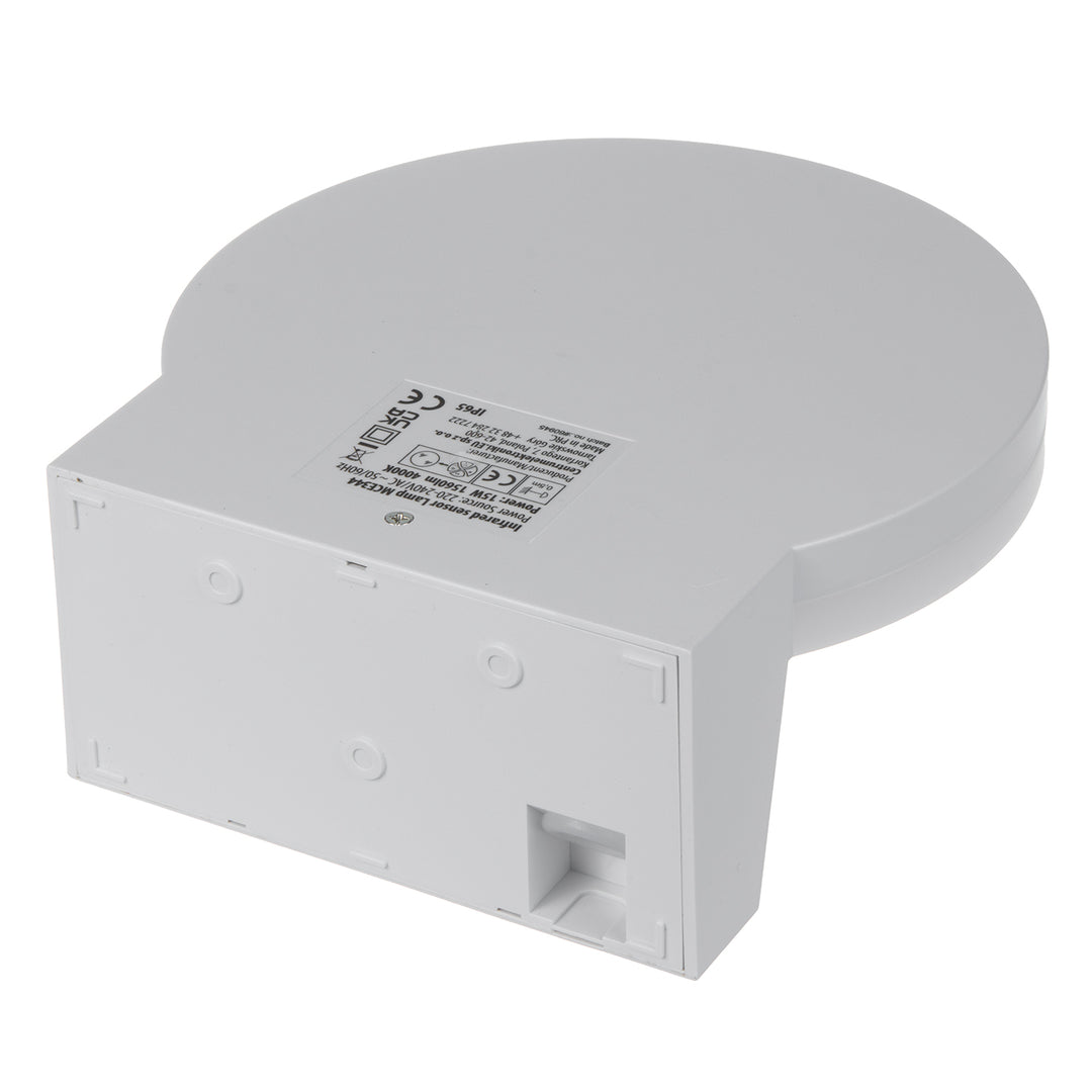 Lampe LED avec détecteur de mouvement Maclean, détecteur de mouvement PIR, couleur blanche, 15 W, IP65, 1 560 lm, lumière blanche neutre (4 000 K) MCE344 W, lot de 2