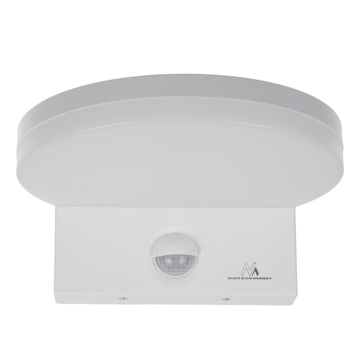 Lampe LED avec détecteur de mouvement Maclean, détecteur de mouvement PIR, couleur blanche, 15 W, IP65, 1 560 lm, lumière blanche neutre (4 000 K) MCE344 W, lot de 2
