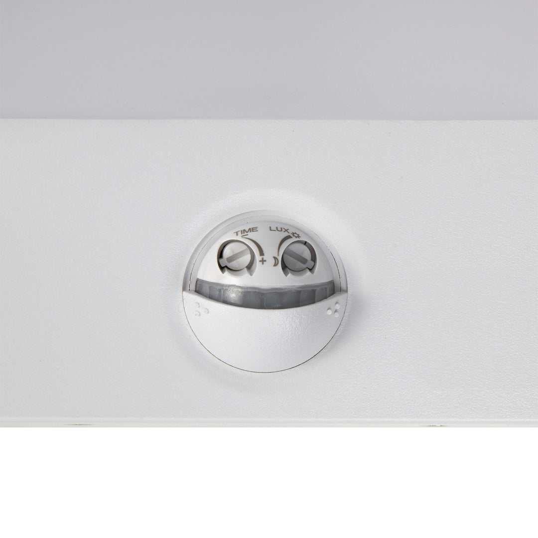 Lampe LED avec détecteur de mouvement Maclean, détecteur de mouvement PIR, couleur blanche, 15 W, IP65, 1 560 lm, lumière blanche neutre (4 000 K) MCE344 W, lot de 2
