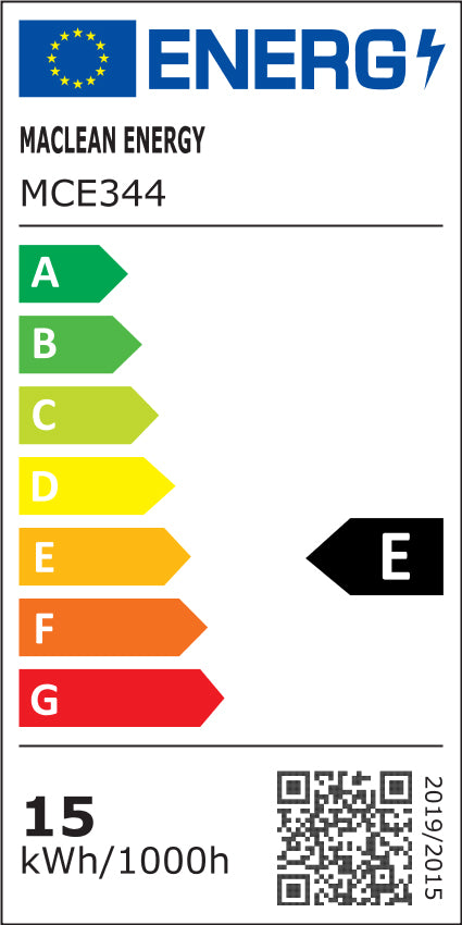 Lampe LED avec détecteur de mouvement Maclean, détecteur de mouvement PIR, couleur noire, 15 W, IP65, 1 560 lm, blanc neutre (4 000 K) MCE344 B, lot de 2