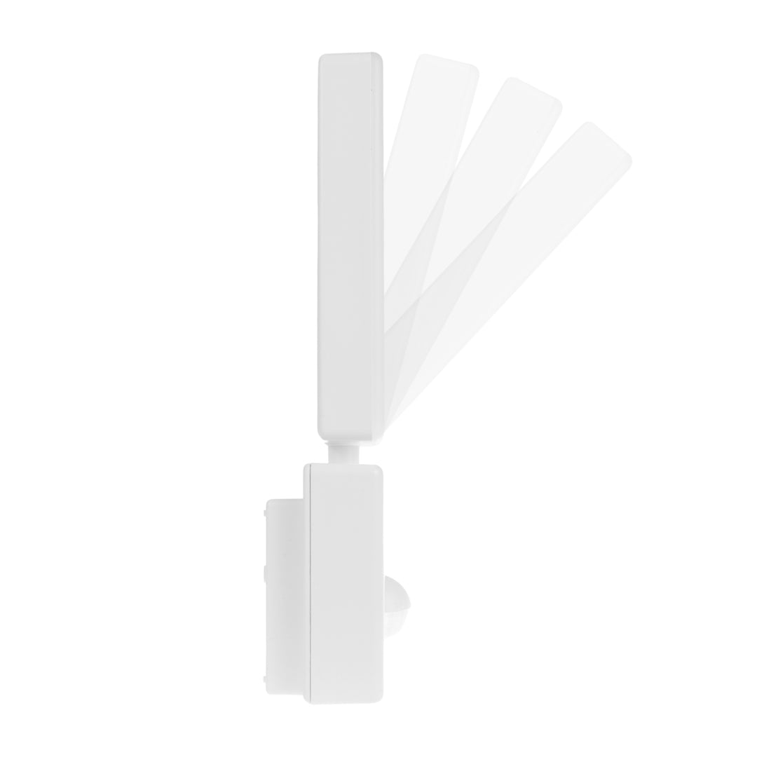 Lampe LED avec détecteur de mouvement Maclean, détecteur de mouvement PIR, couleur blanche, 10 W, IP65, 800 lm, lumière blanche neutre (4 000 K) MCE516 W, lot de 2