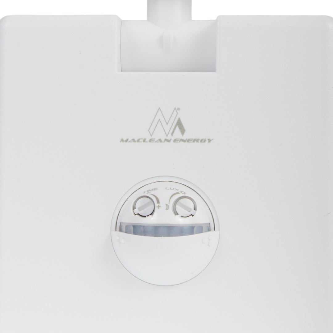 Lampe LED avec détecteur de mouvement Maclean, détecteur de mouvement PIR, couleur blanche, 10 W, IP65, 800 lm, lumière blanche neutre (4 000 K) MCE516 W, lot de 2