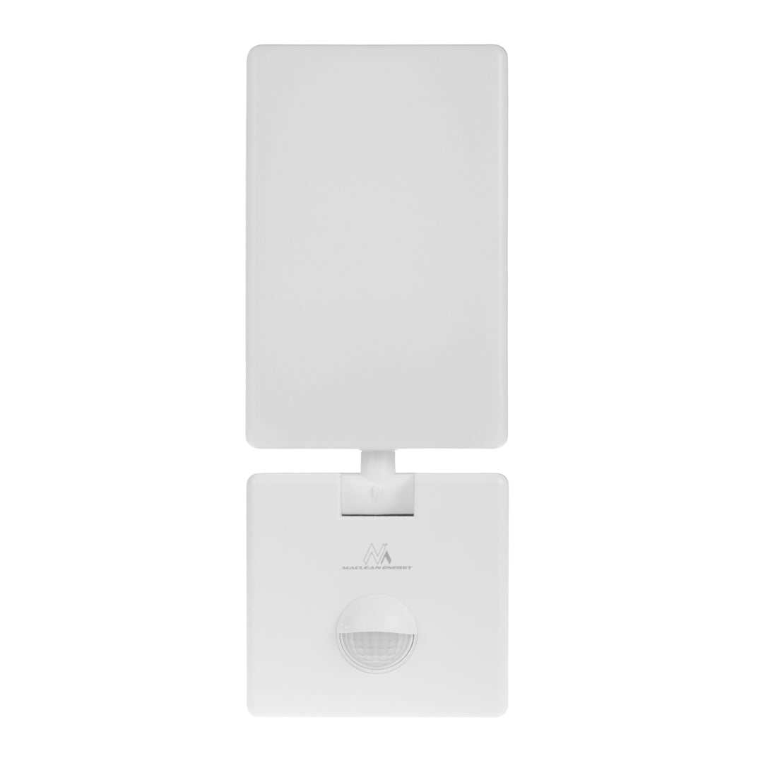 Lampe LED avec détecteur de mouvement Maclean, détecteur de mouvement PIR, couleur blanche, 10 W, IP65, 800 lm, lumière blanche neutre (4 000 K) MCE516 W, lot de 2