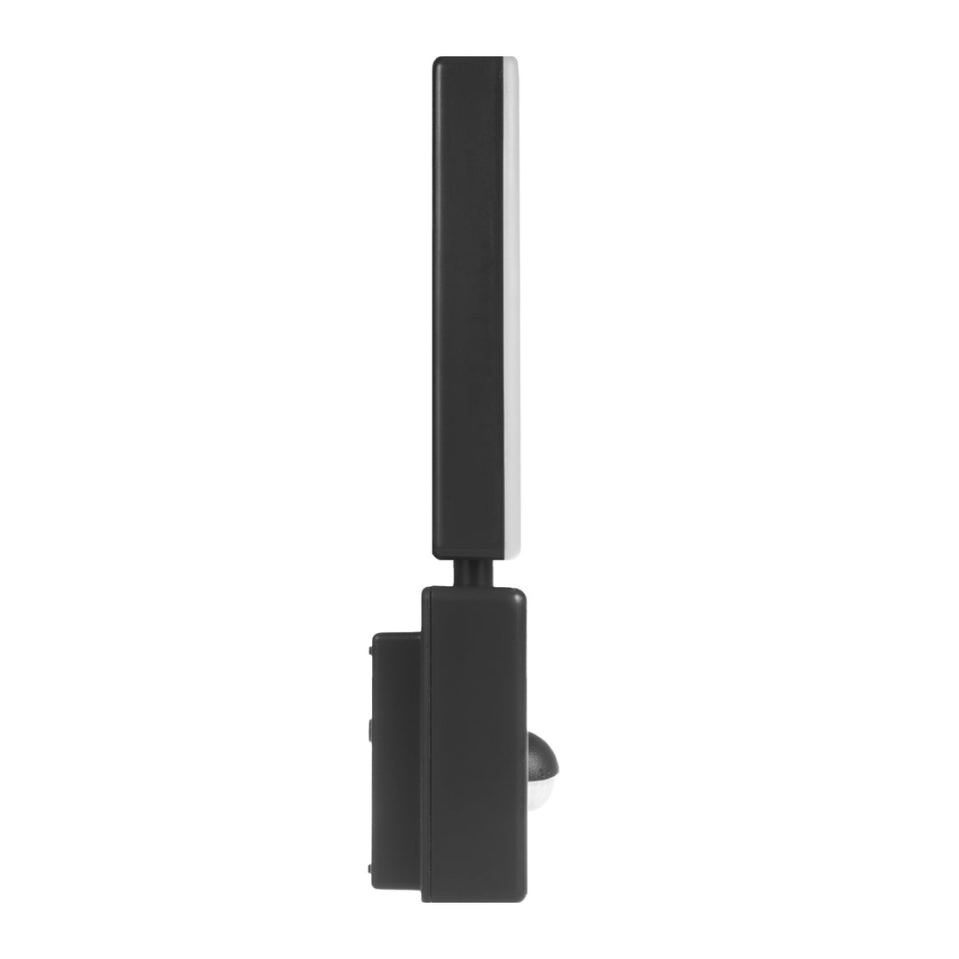 Lampe LED avec détecteur de mouvement Maclean, détecteur de mouvement PIR, couleur noire, 10 W, IP65, 800 lm, blanc neutre (4 000 K) MCE516 B, lot de 2