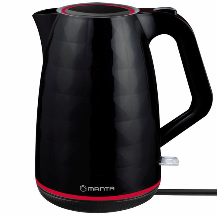 Bouilloire électrique sans fil Manta ORISA 1,7 L 2 200 W, noire