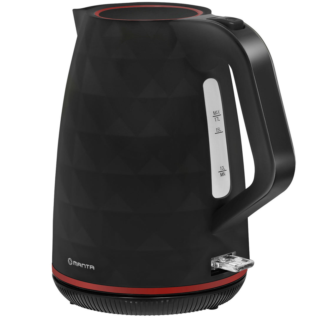 Bouilloire électrique sans fil Manta ORISA 1,7 L 2 200 W, noire
