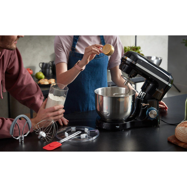 Robot pâtissier planétaire Lovio ChefAssistant noir LVSTM01BK