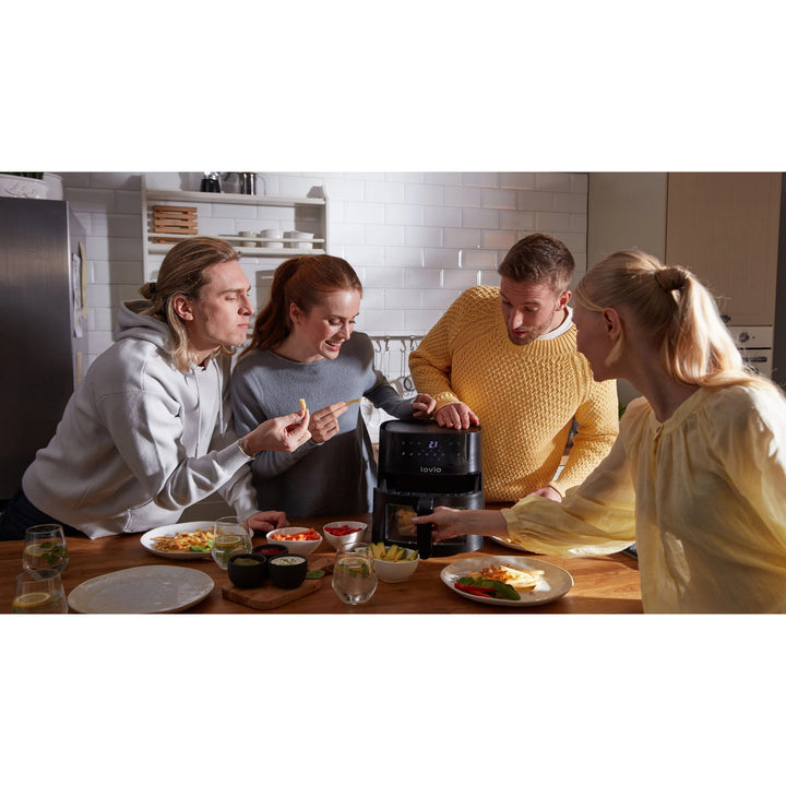 Friteuse sans huile Air Fryer LOVIO PureFry XL Smart LVAF002BK