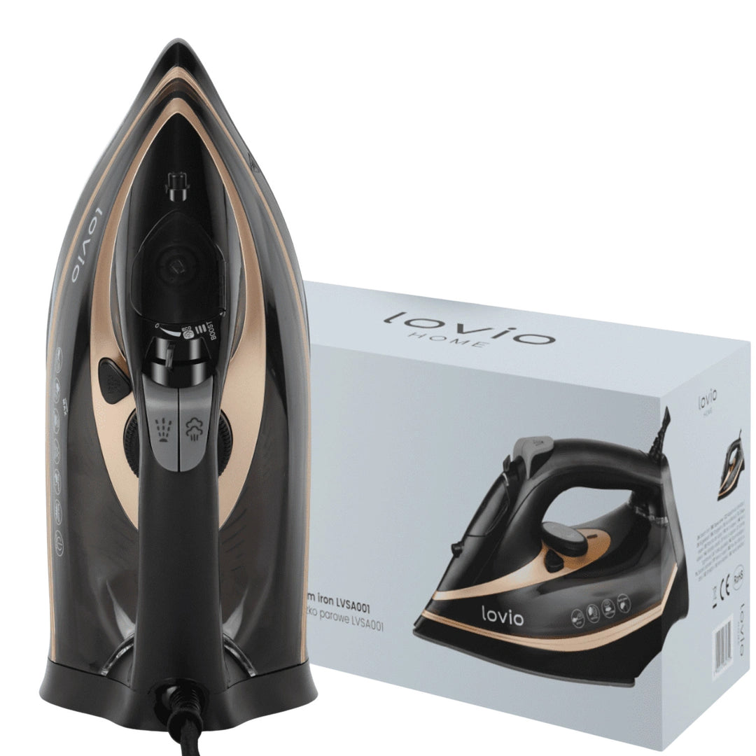 Fer à repasser à vapeur à main avec semelle en céramique LOVIO LVSA001