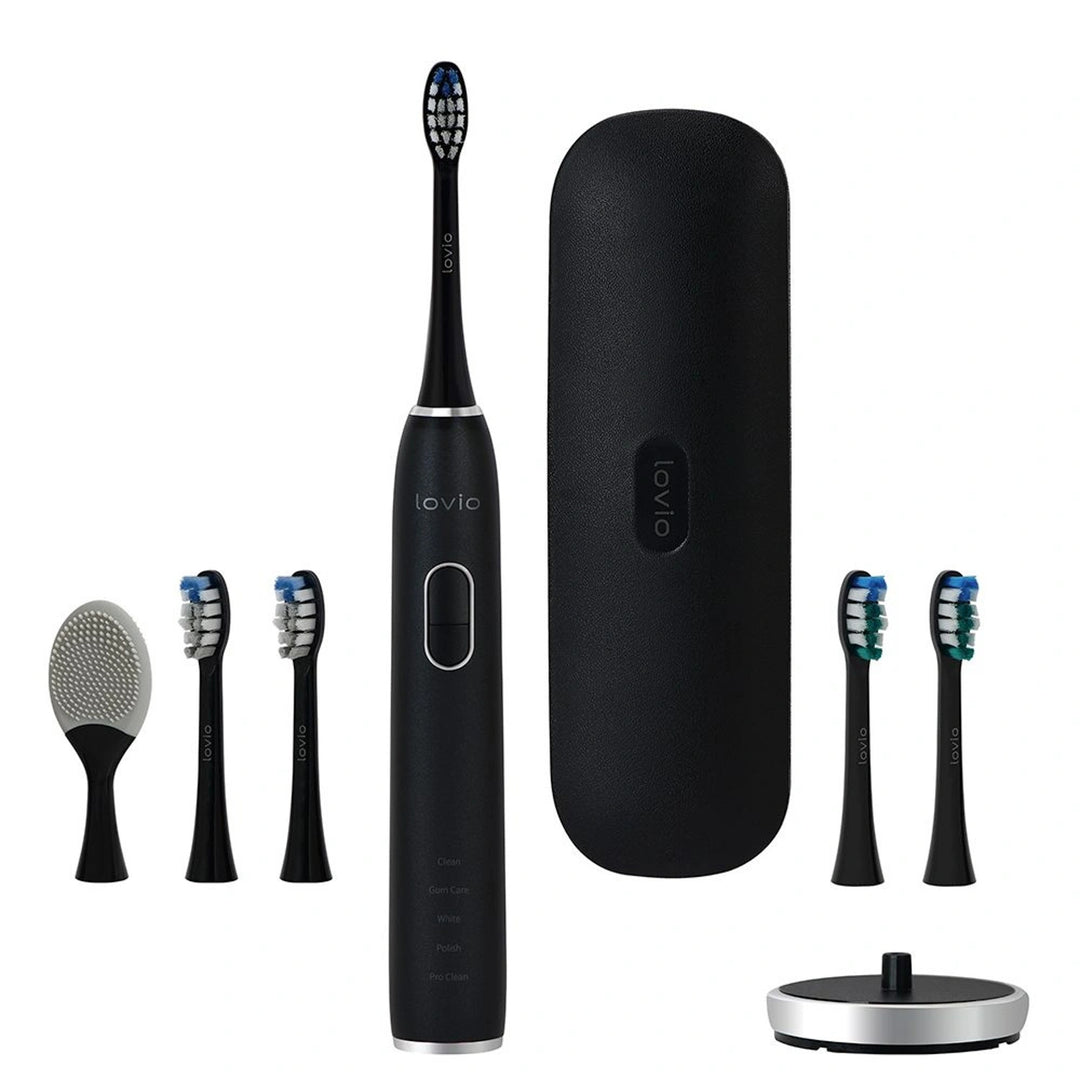 Brosse à dents électrique Lovio SonicProtect PRO noire LVTB124BK