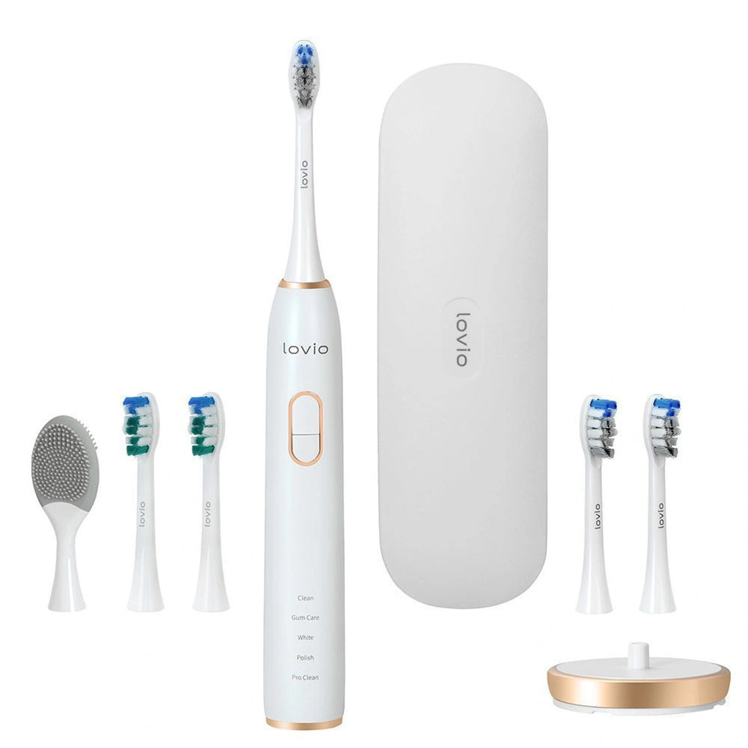 Brosse à dents électrique Lovio SonicProtect PRO blanche LVTB124WH