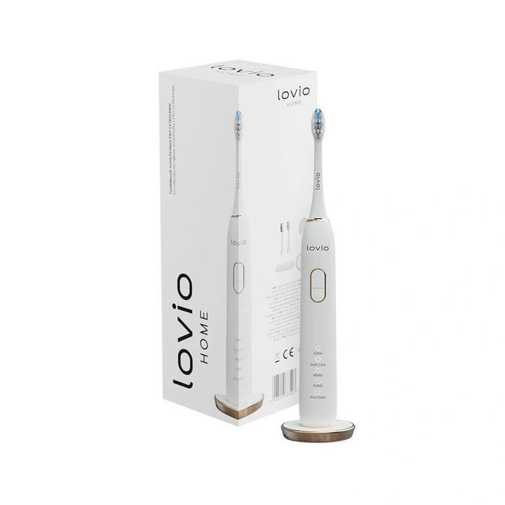 Brosse à dents électrique Lovio SonicProtect PRO blanche LVTB124WH