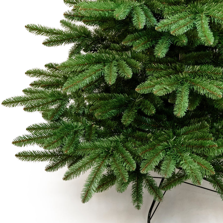Sapin de Noël artificiel, sapin d'Espagne, en PVC, hauteur 250 cm, pied métallique